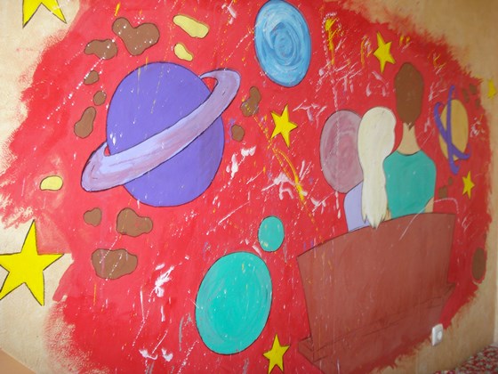 Рисунок: Любовь в космосе